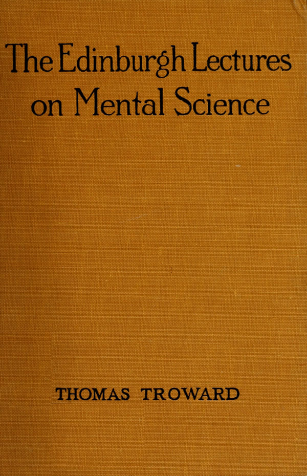cover of Edinburgh Lectures on Mental Science